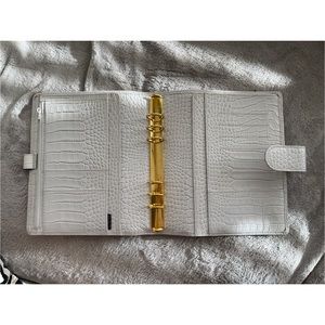 Van Der Spek / VDS A5 Planner Cover in Beige Croco (Touch Me)